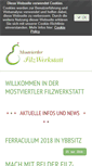 Mobile Screenshot of filzwerkstatt.net